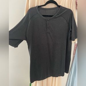 Men’s Lulu Lemon Three Hit Henley Shirt